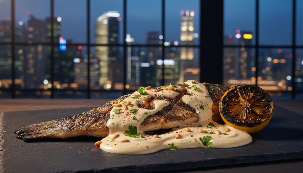Grilled Fish Fillet with Tahini: The Soul of Lebanese Coastal Cuisine