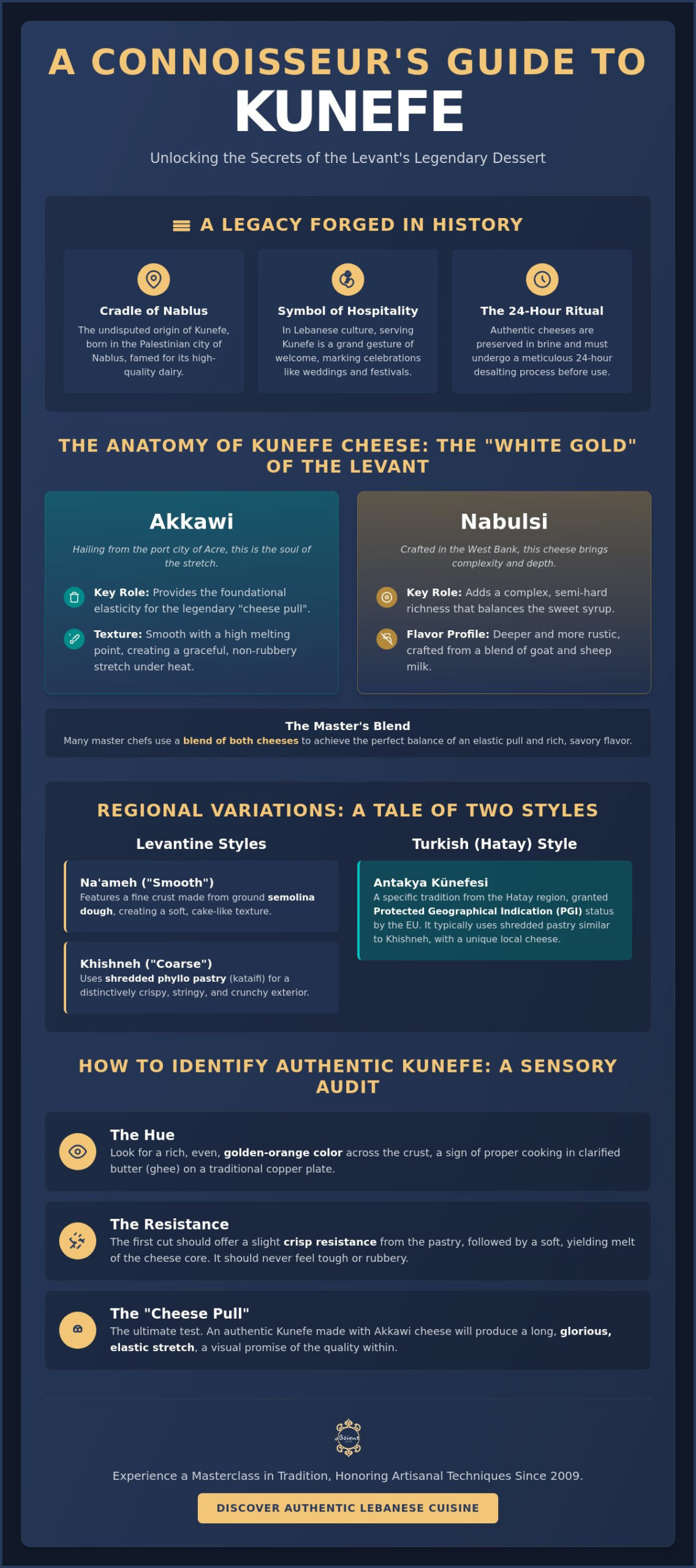 The Connoisseur’s Guide to Traditional Kunefe Cheese and Heritage
